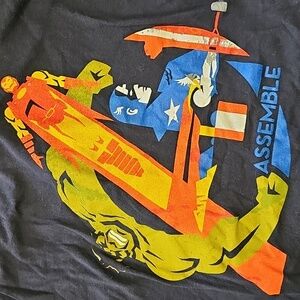 Marvel Avengers Iron man Hulk Captain America Tee